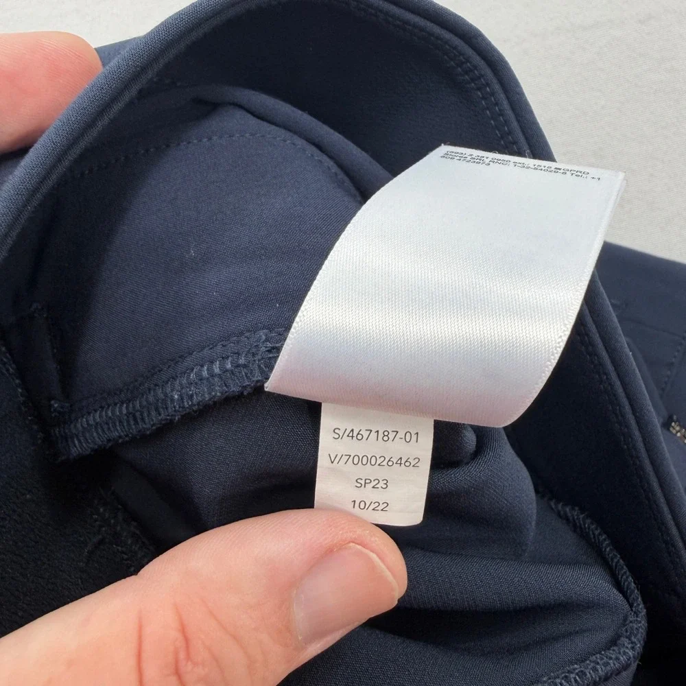 Athleta Cargo Pants Headlands Hybrid Trek Navy Blue Women Size 8
